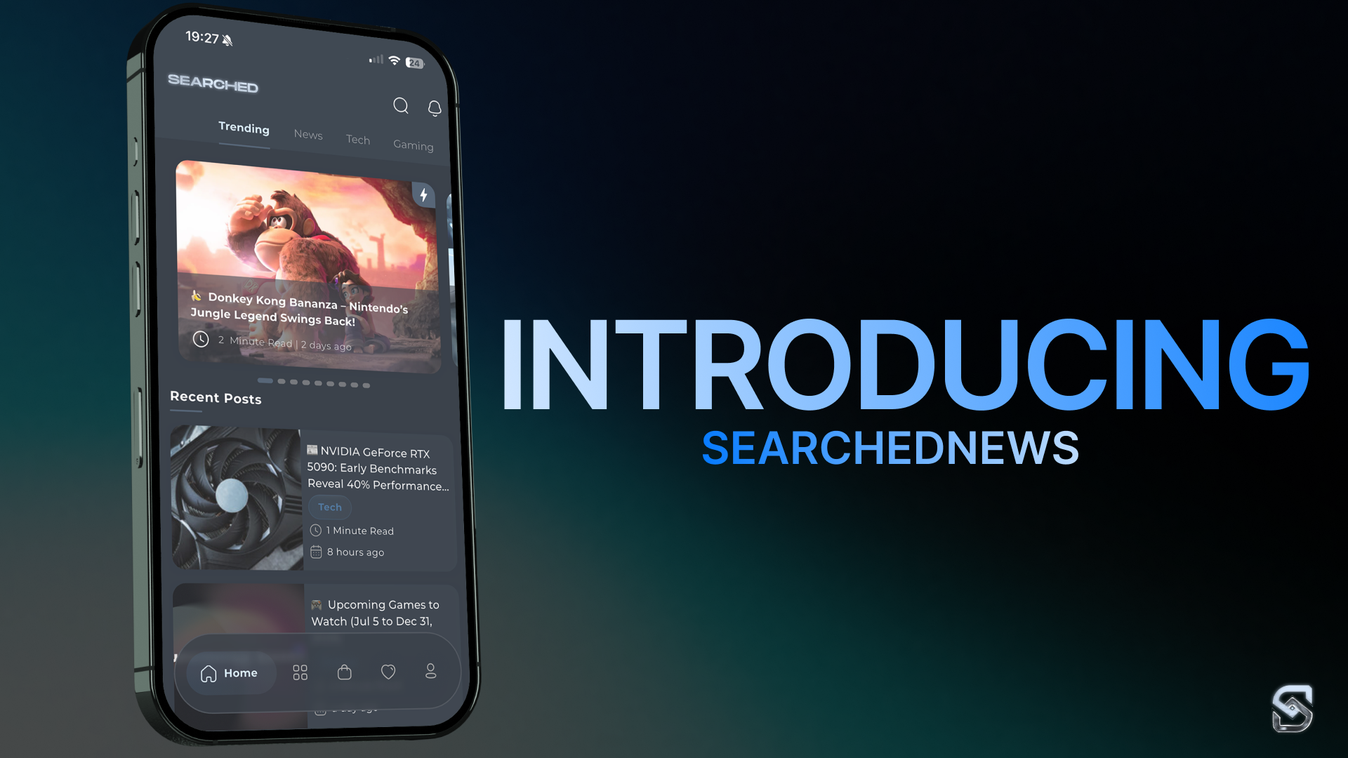 🚀 It’s Official – The SearchedNews App is Now Live on iOS & Android! 🎉